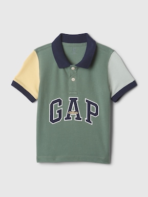 GAPアーチロゴ カラーブロックポロシャツ (幼児)